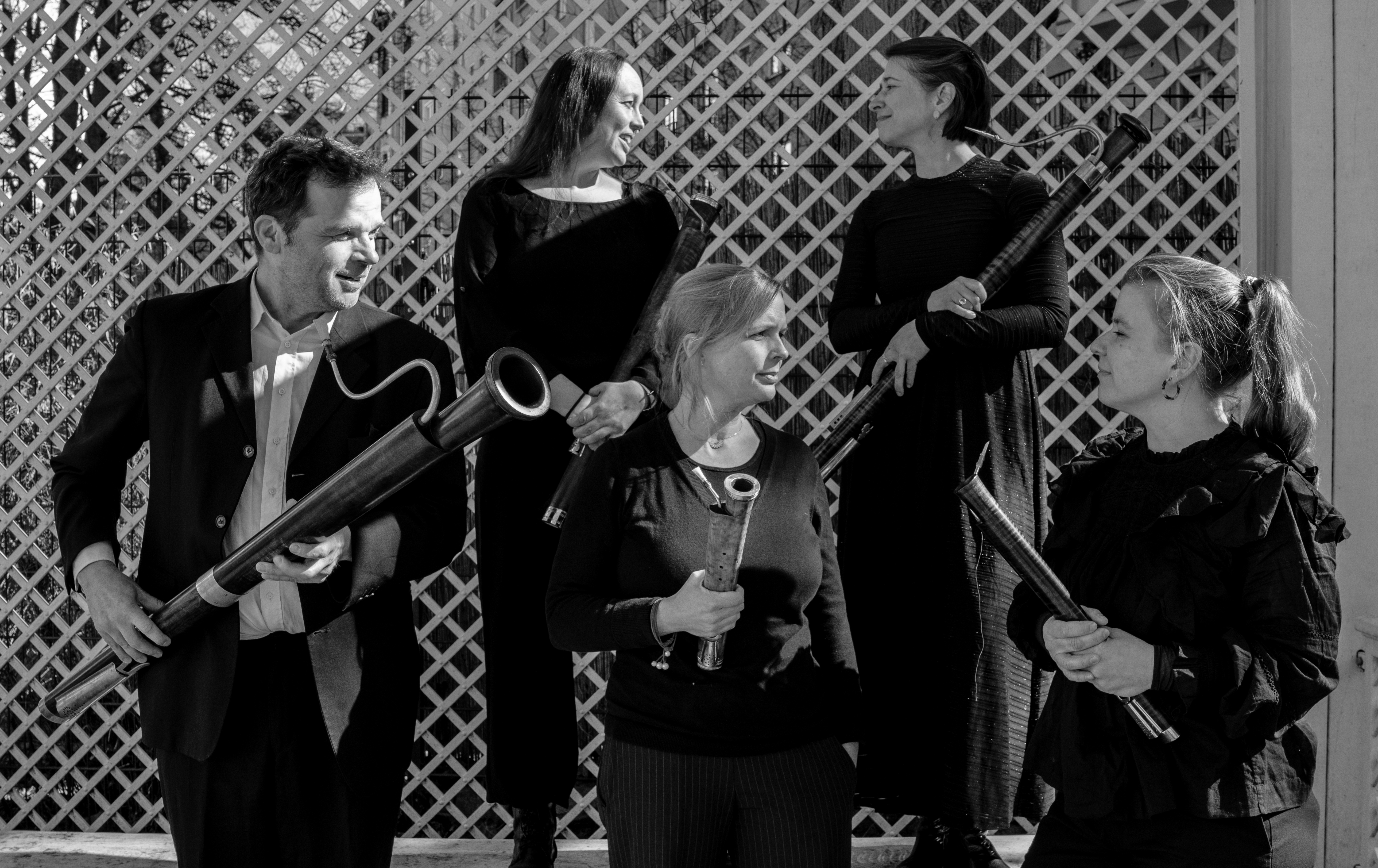 Gruppenbild schwarz-weiß